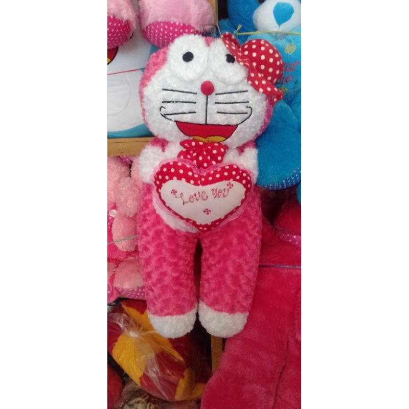 Boneka jumbo doraemon love 90cm