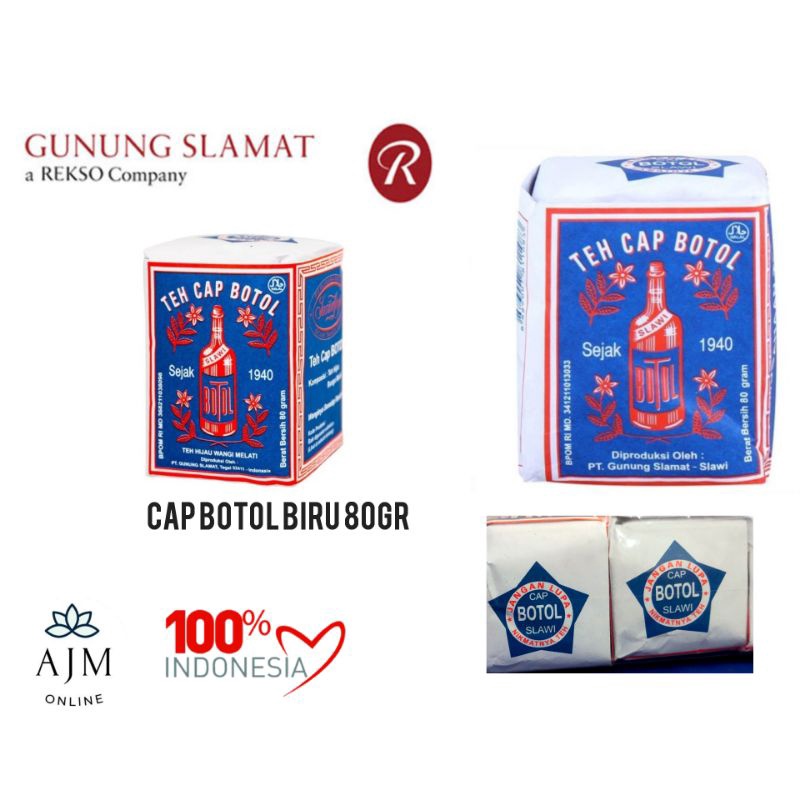 

Teh Cap Botol Biru 80gr