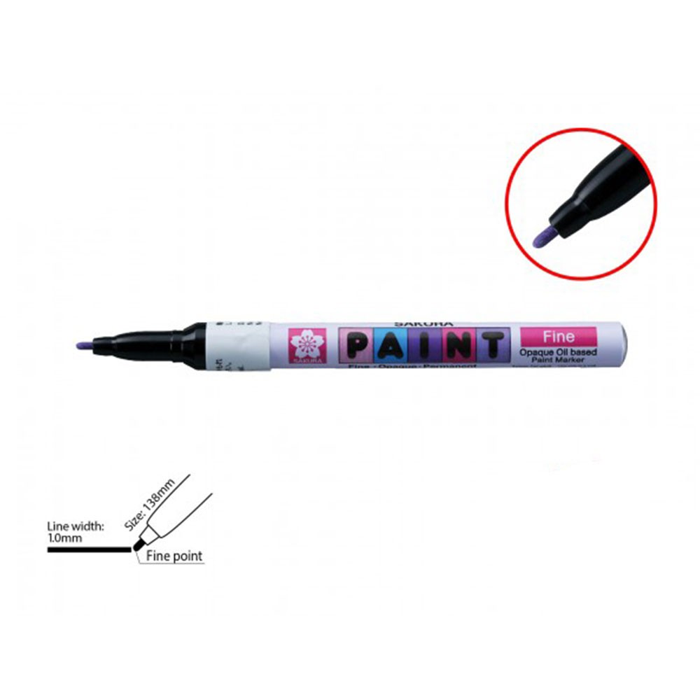 

Sakura Paint Marker Fine Point Pmk # 24 Purple