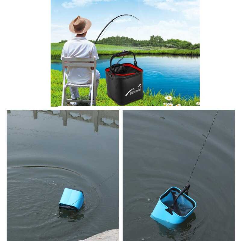 DILENI Ember Lipat Mancing Ikan Folding Bucket Handle - FR33