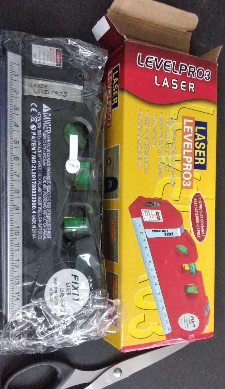 Fixit Laser Line Levelpro3 Kombinasi Meteran Laser Waterpass