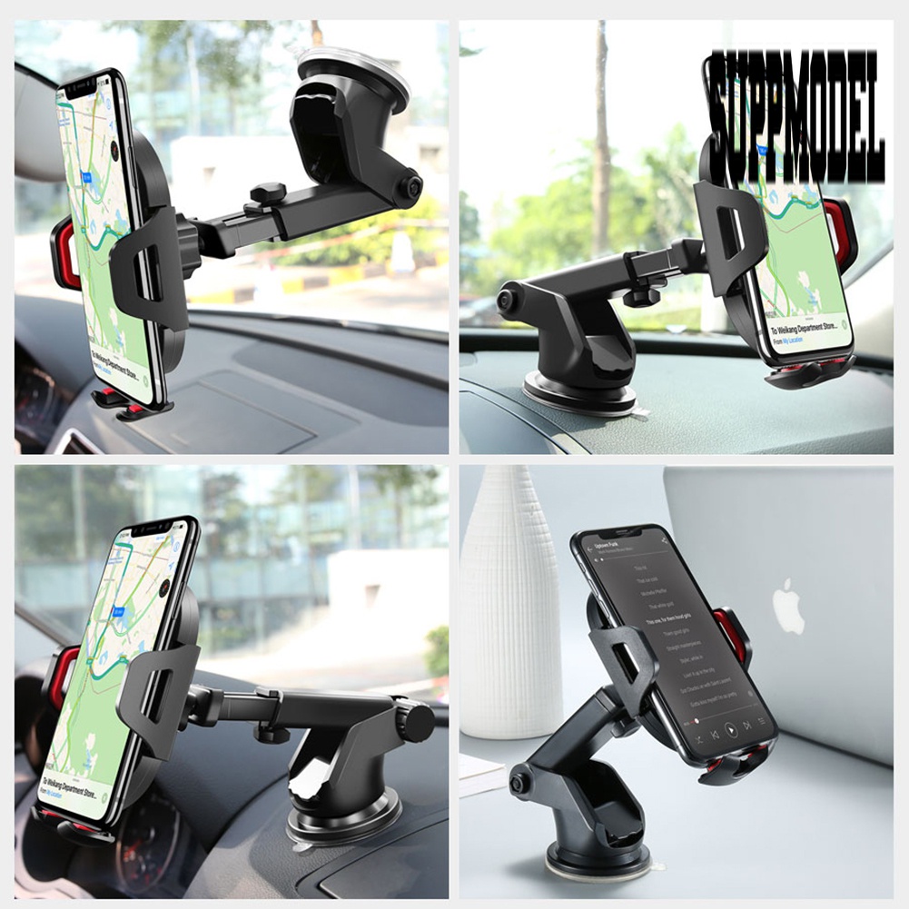 Stand Holder Handphone / Navigator Adjustable Bisa Diputar Untuk Ventilasi Ac Mobil