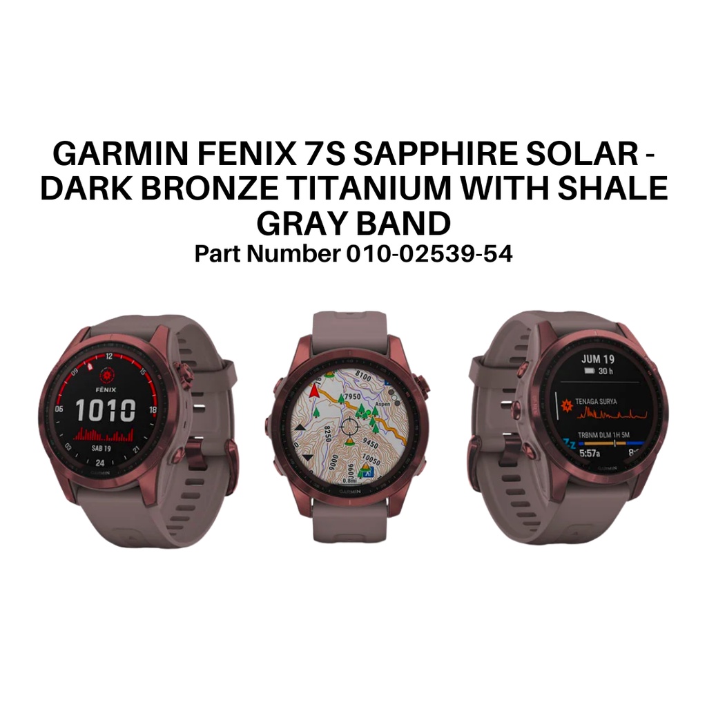 GARMIN SMARTWATCH FENIX 7S SAPPHIRE NEW GARANSI RESMI TAM