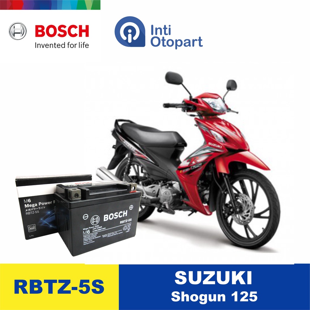 Accu Aki RBTZ-5S Motor SUZUKI Shogun 125 ORIGINAL BOSCH