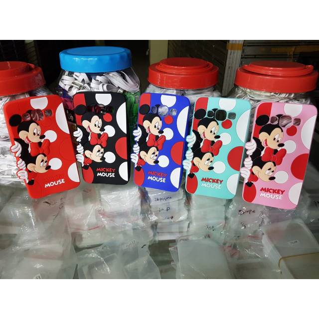 CASE 4D BONEKA MIKKI MOUSE SAMSUNG J5 2015, GRAND 2, J7 PRIME, J7 2015, J7 2016