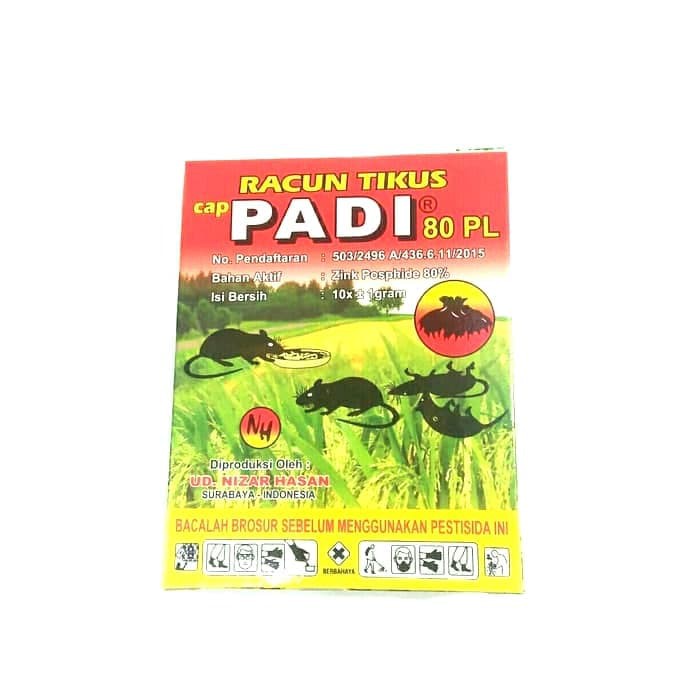 PROMO Racun Tikus Rodentisida Pembasmi Tikus Ampuh Cap Padi Termurah