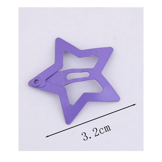 LCR Jepit Rambut Fashion Color Children's Five-pointed Star Hairpin A57931