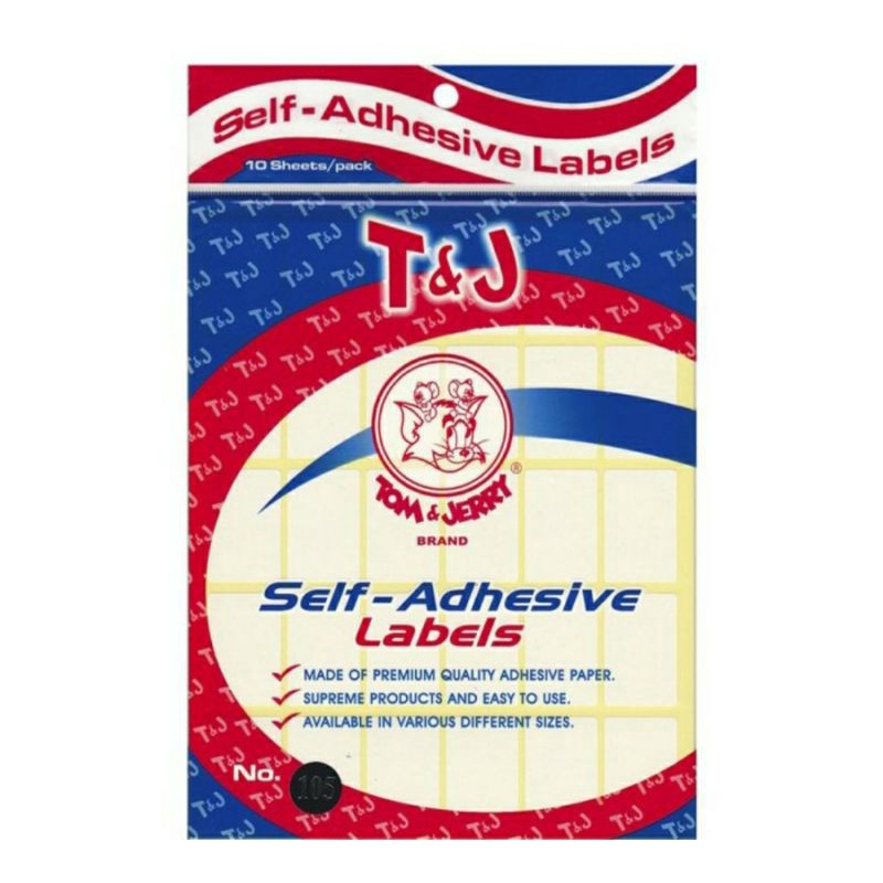

STICKER TOM & JERRY 105 LABEL T&J 105