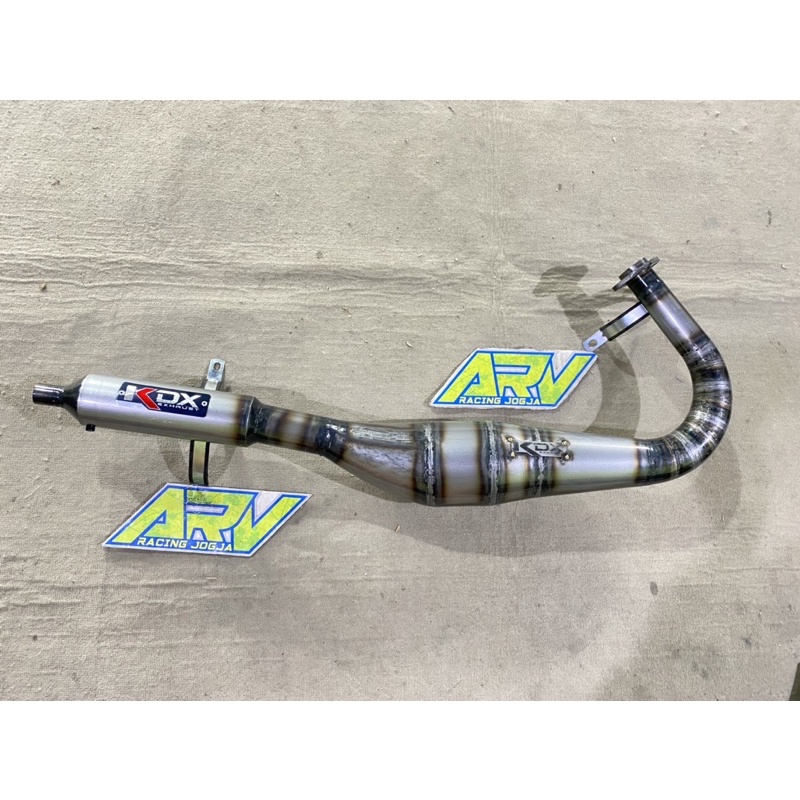 Knalpot kdx rx king 3v3 leher cacing ori jogja
