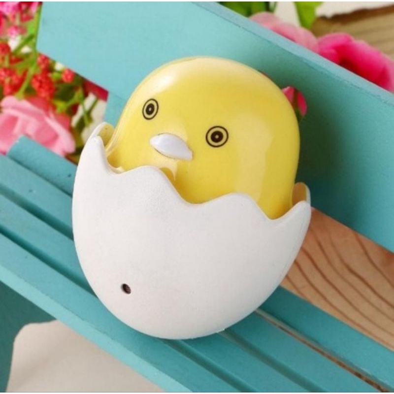 Lampu Tidur Telur Ayam LED Senser Cahaya Otomatis
