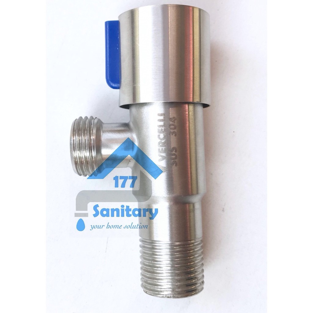 Stop Kran Stainless 304 Engkol Murah Single FV05- Kran Shower Single Stainles Mumer Shower kloset closest wastafel sambungan angle valve kloset closet  /E9