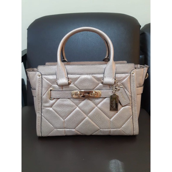 Coach Swagger 27 Patchwork Rosegold