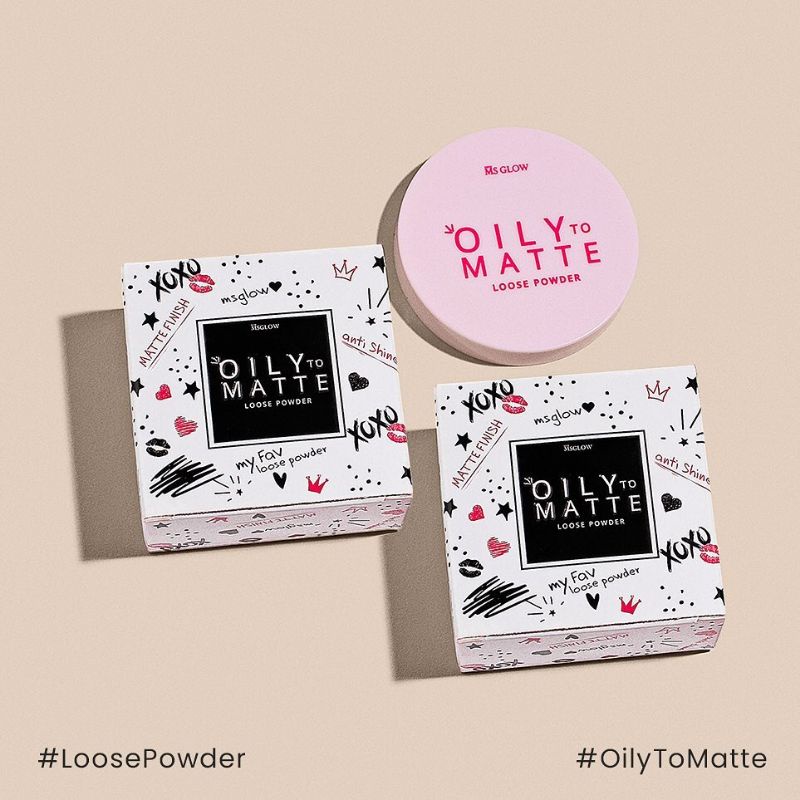 Lose Powder Ms glow/ Bedak Tabur Ms Glow/ Bedak Ms glow
