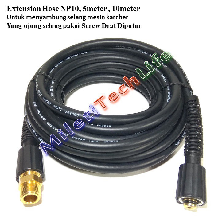 Selang Extension Hose NP10 WP.130-145bar for Selang Karcher K1 K2 K3