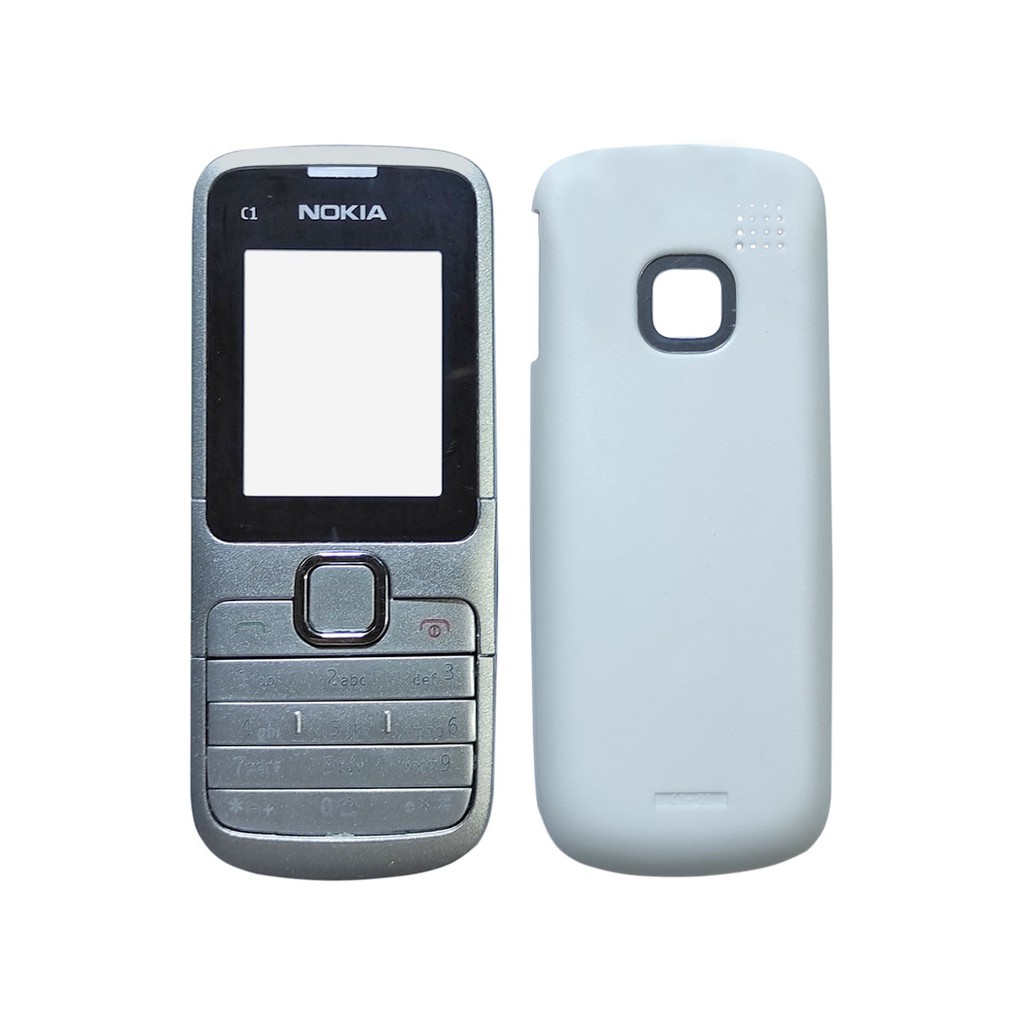 CASING NOKIA C1-01 KESING + BACK COVER / WARNA RANDOM