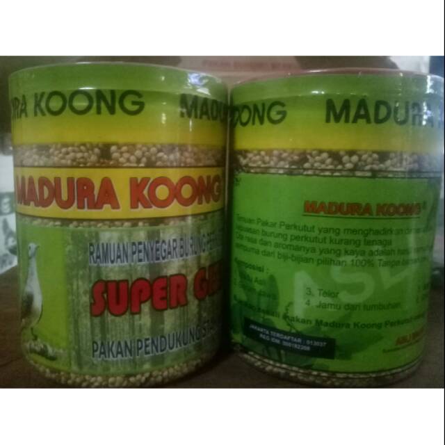 Pakan burung perkutut MAdura Koong