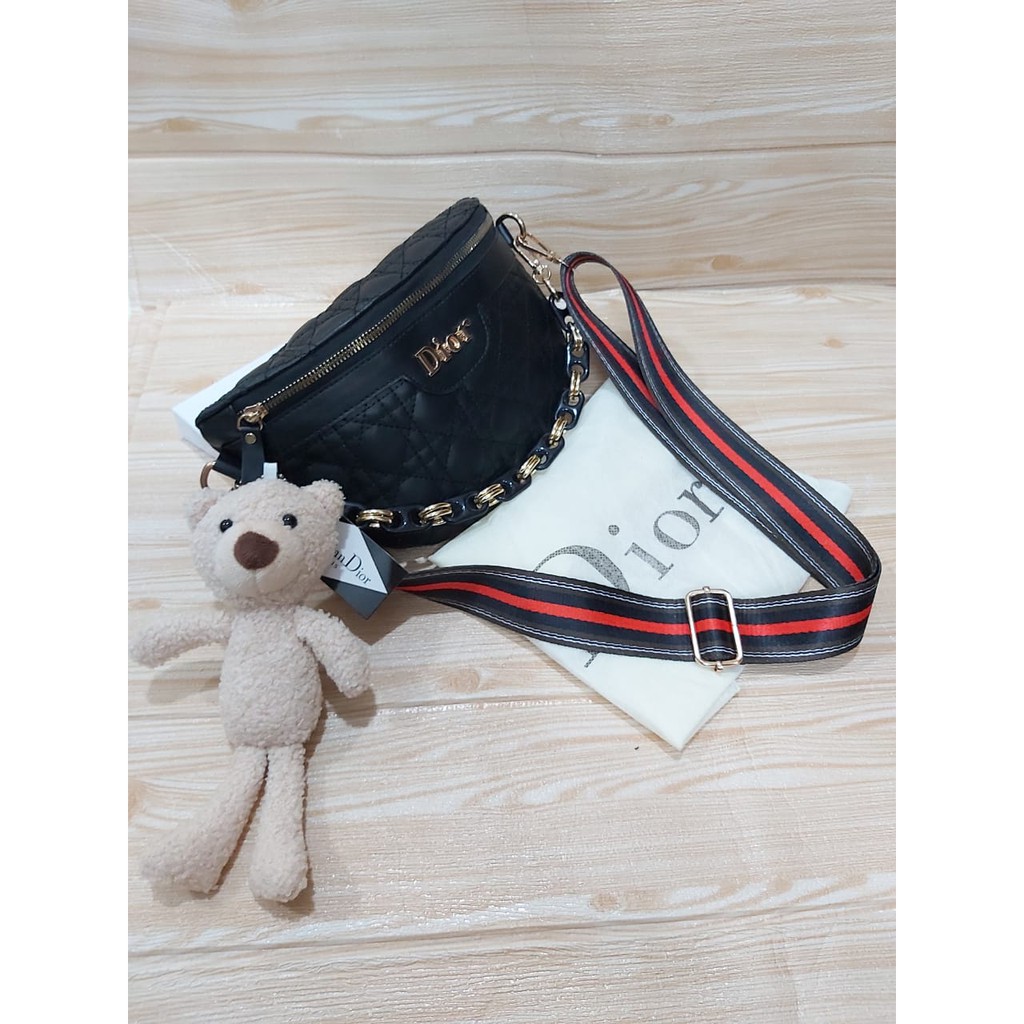 Waistbag Wanita Keren Tas Selempang Wanita Simple Dan Elegant Waistbag Kekinian Waistbag Bordir supe