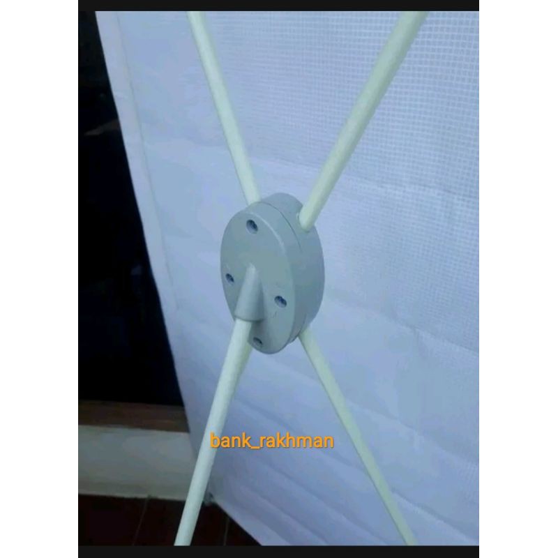X BANNER FIBER COLOK PREMIUM | UKURAN 80cm x 180cm | STANDING BANNER