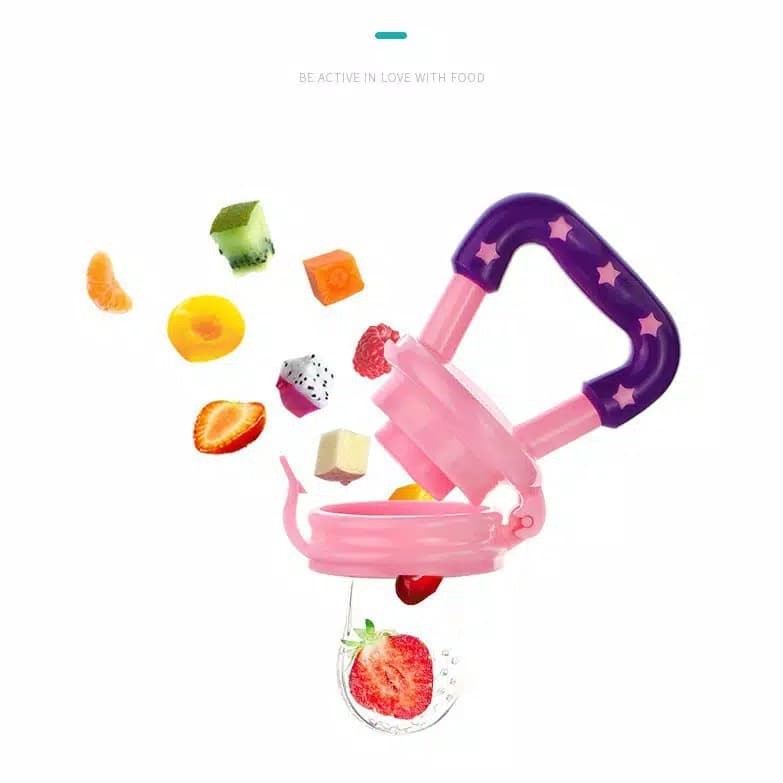 Empeng Dot BUAH Bayi Gigitan Silikon Baby Fruit Teether Silicone Food Freeder Kid Silicon