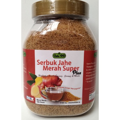 

Serbuk Jahe Merah Super Plus 330gram | Jahe RD | Minuman Jahe kemasan botol