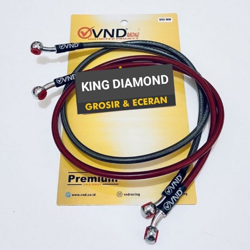 Selang Rem Kabel Rem VND premium Depan 130cm KLX 150 D-tracker CRF 150