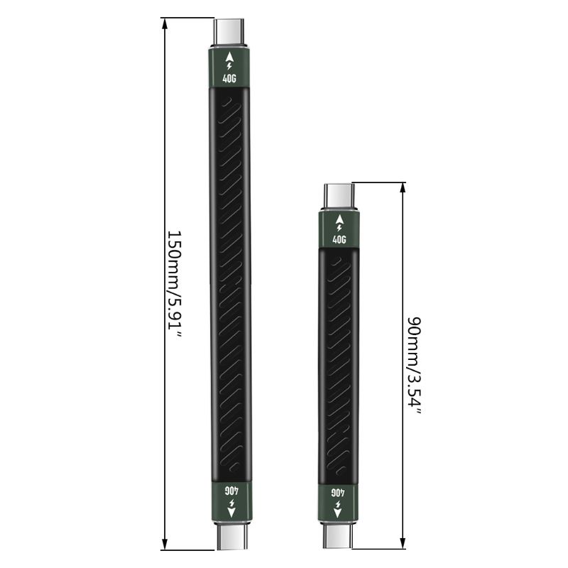 Cre Kabel Data / Charger USB 3.1 Tipe C 60W PD 40Gbps Untuk Thunderbolt 3 Devi