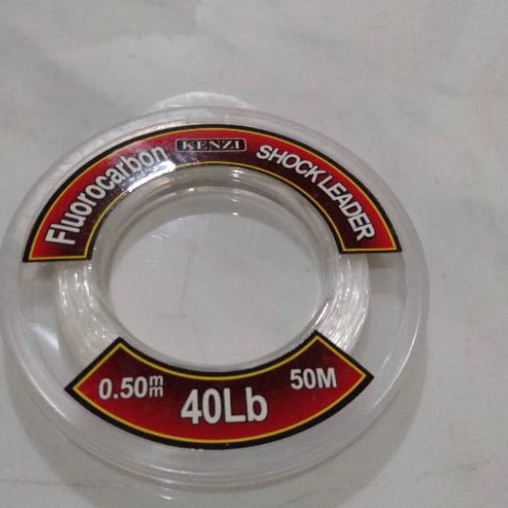 Laris GYS38 Senar leader kenzi 20lbs 30lbs 40lbs 50lbs fluorocarbon shock leader GYS