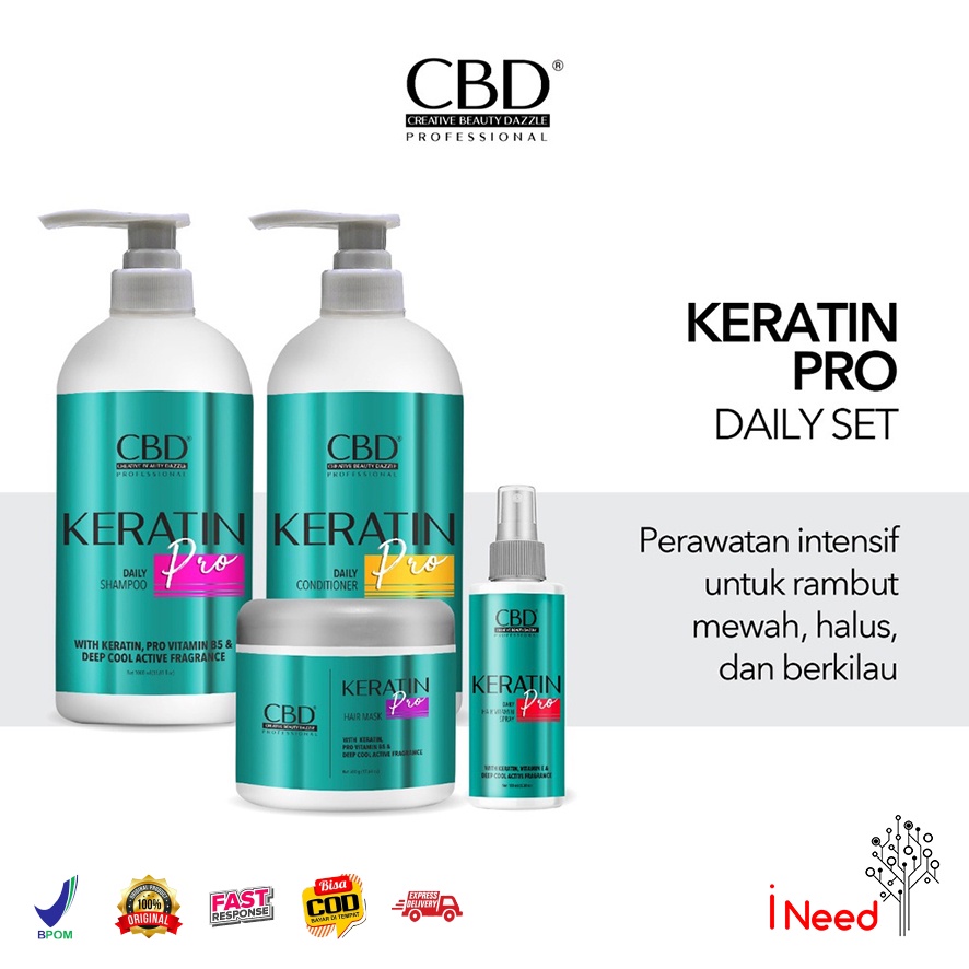 (INEED) CBD Keratin Hair Vitamin | Hair Mask | Shampoo | Conditioner