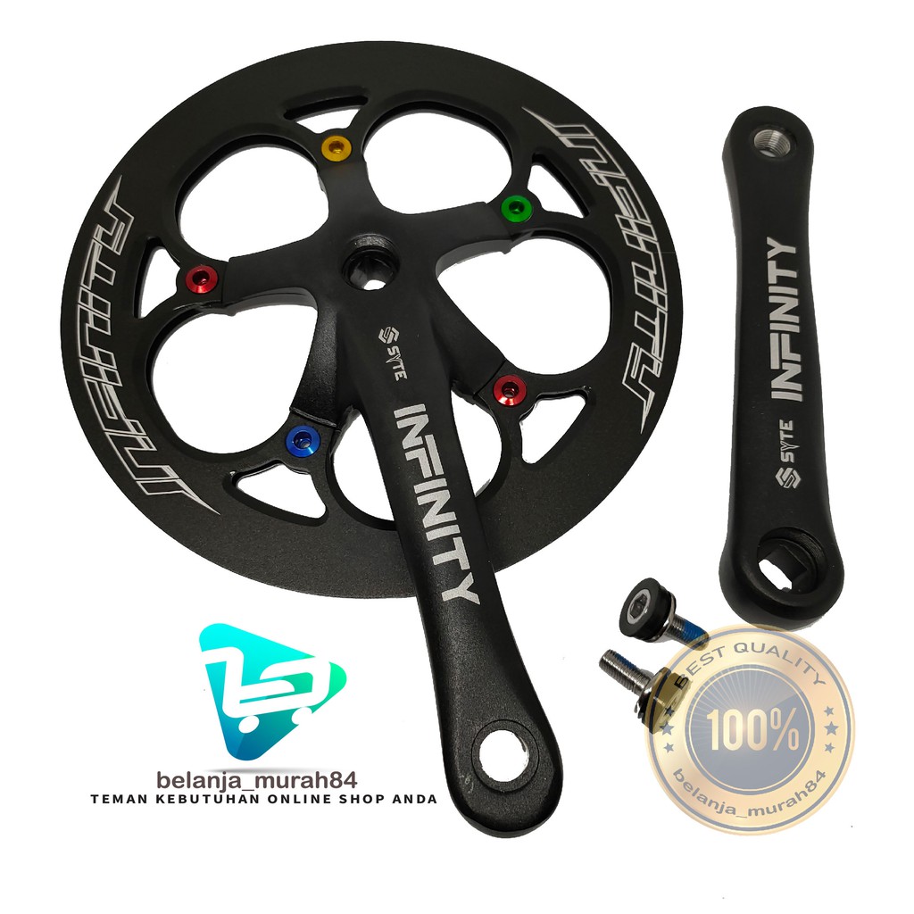 Crank SYTE Infinity 53T Sepeda Lipat