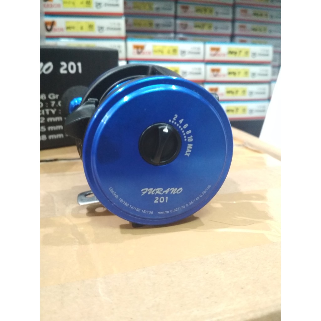 Reel OH Over Head Utecate Furano 101 dan 201 15 BB Biru