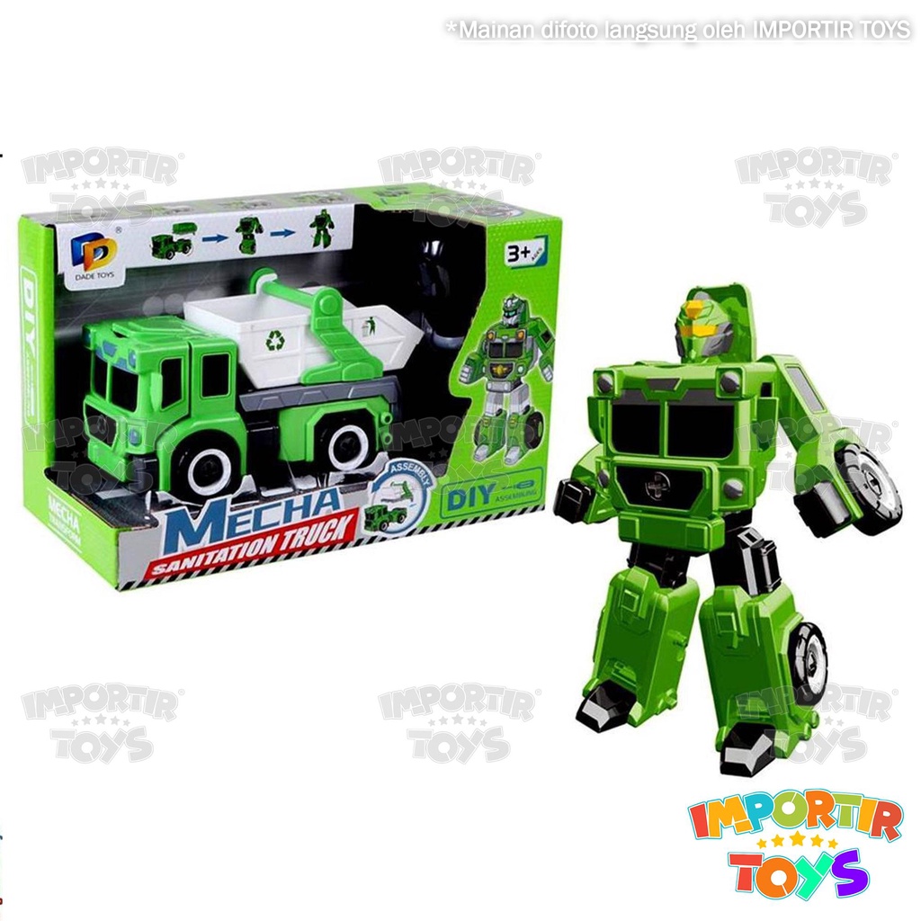 Mainan Anak Truk Deformation Mobil Robot Berubah Toys Kid Edukasi Berkualitas!