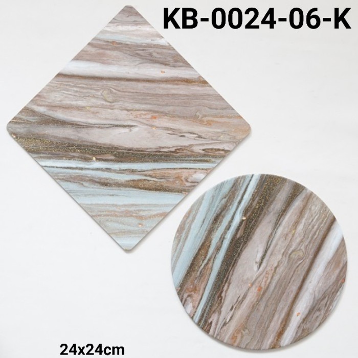 

GR-KB-0024-06 GROUP 2 CAKE BOARD TATAKAN KUE KOTAK BULAT 24CM MARMER BERKUALITAS