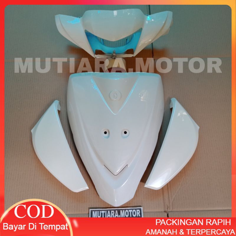 Cover Body Depan YAMAHA MIO J - WARNA PUTIH