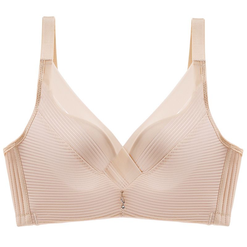 [ LINGERIE MASTER ] - (B-21) Bra Wanita Push-Up Isi Busa Tali Strap dan Bahan Lace Breathable Lingerie Hiasan Bordir-B-21 Skin