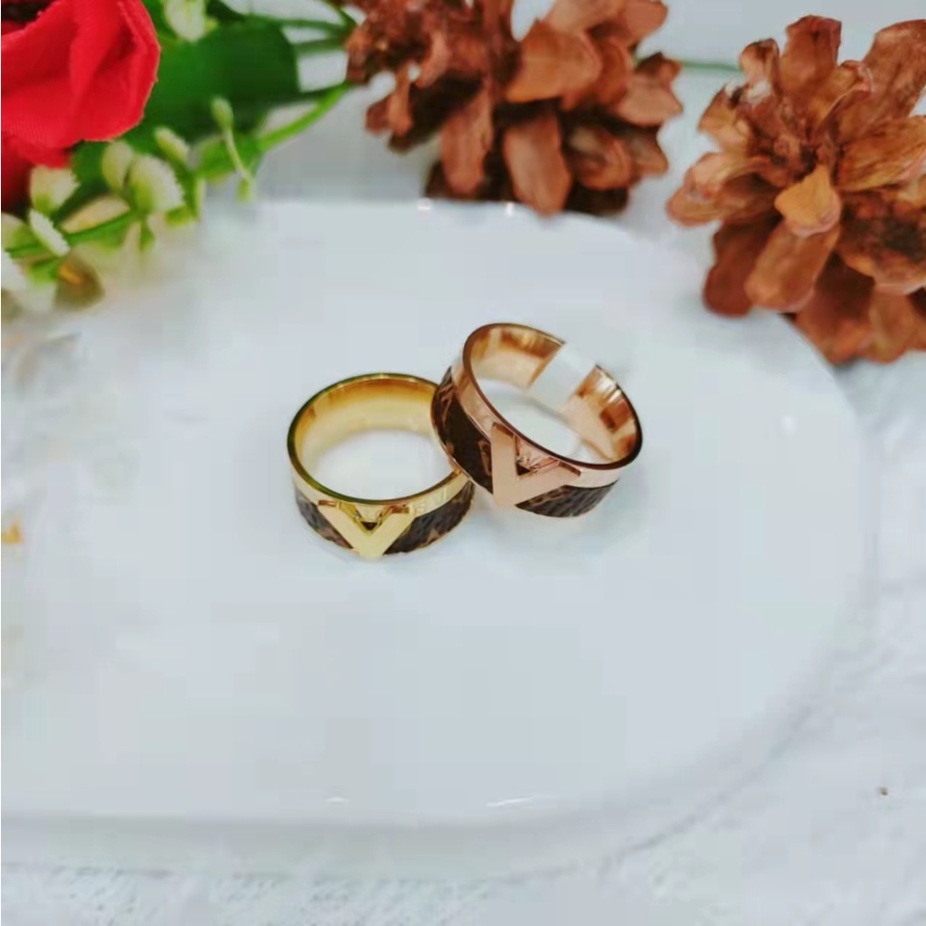 Cincin Titanium Permata Perhiasan Fashion Jewellery 1237-1238