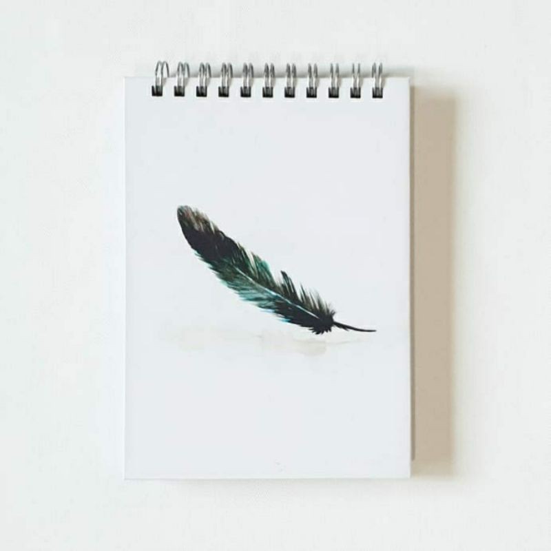 

NOTEBOOK/BUKU CATATAN BLACK FEATHER