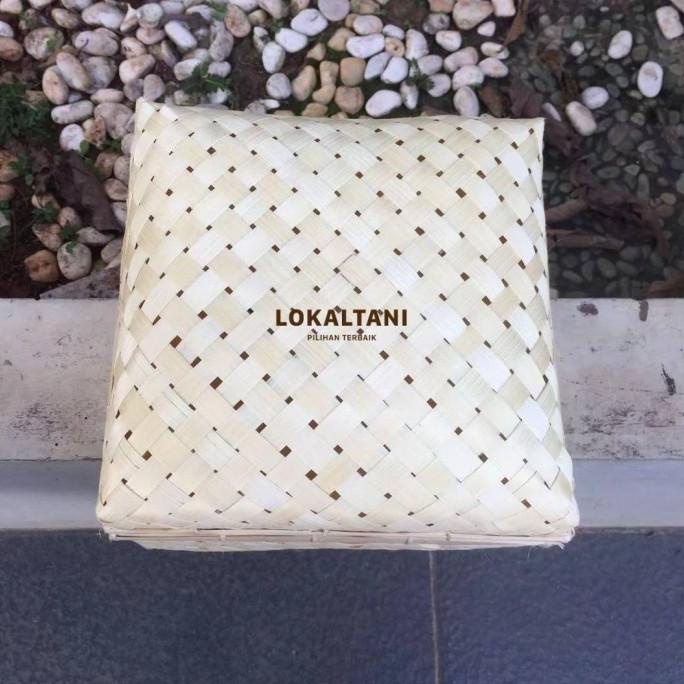 

Besek 25x25CM kaki bambu premium kokoh