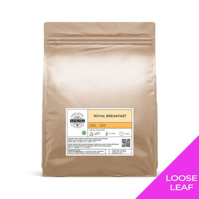 

[[BISA COD]] ROYAL BREAKFAST | Pouch | Haveltea | Teh Hitam Assamica |Teh Indonesia - Loose Leaf