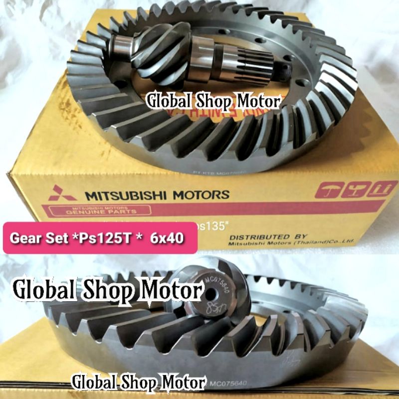 gear set ps125 turbo 6x40 crown wheel pinion ps125 turbo 6x40  MC075640