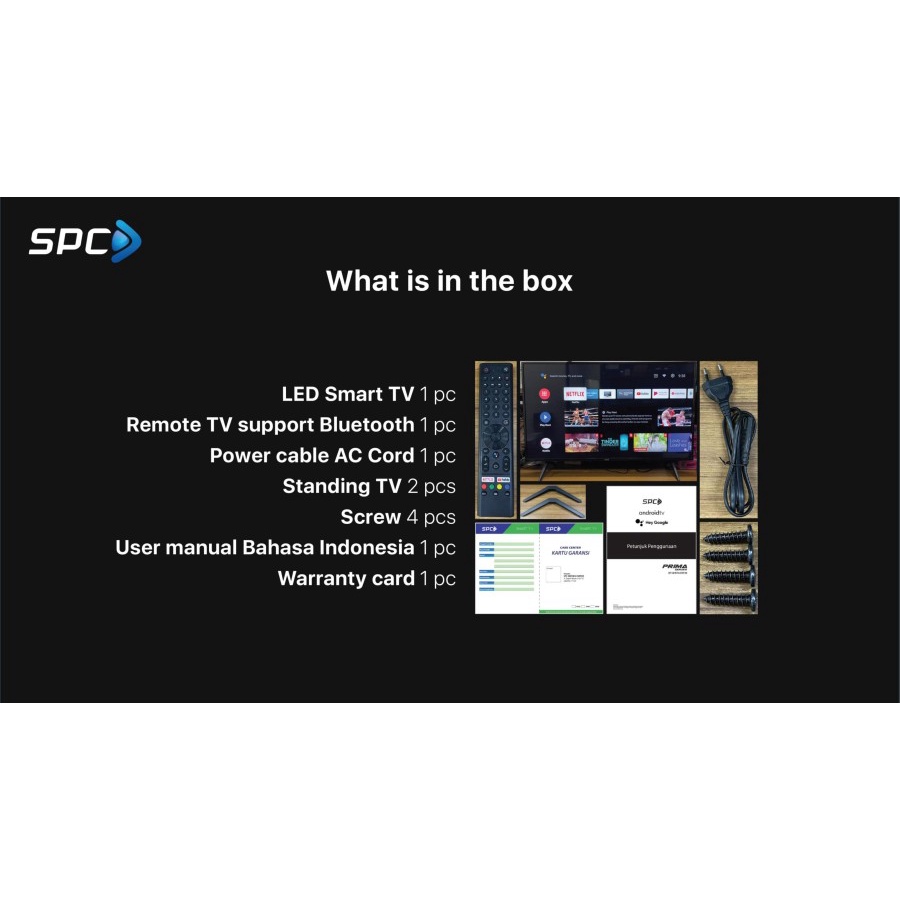 LED SPC PRIMA SERIES 32&quot; HD ST32 Android Smart TV 32 Inch Resmi