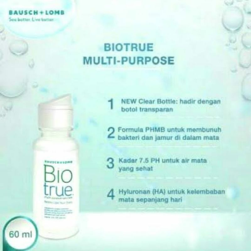 TEBUS MURAH AIR PEMBERSIH SOFTLENS BIO TRUE 60ML