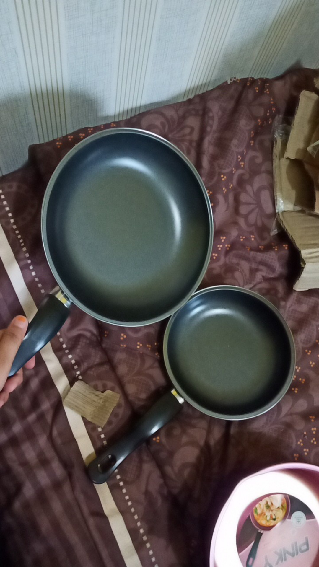 Frypan Set Maspion Teflon 18 & 23 Cm Anti Lengket 2in1 Fry Pan Penggorengan Grosir