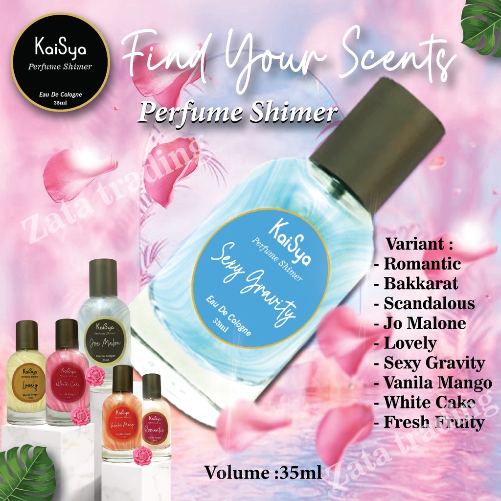 Parfum Shimmer Kaisya Gliter 35ml - Parfum Wanita