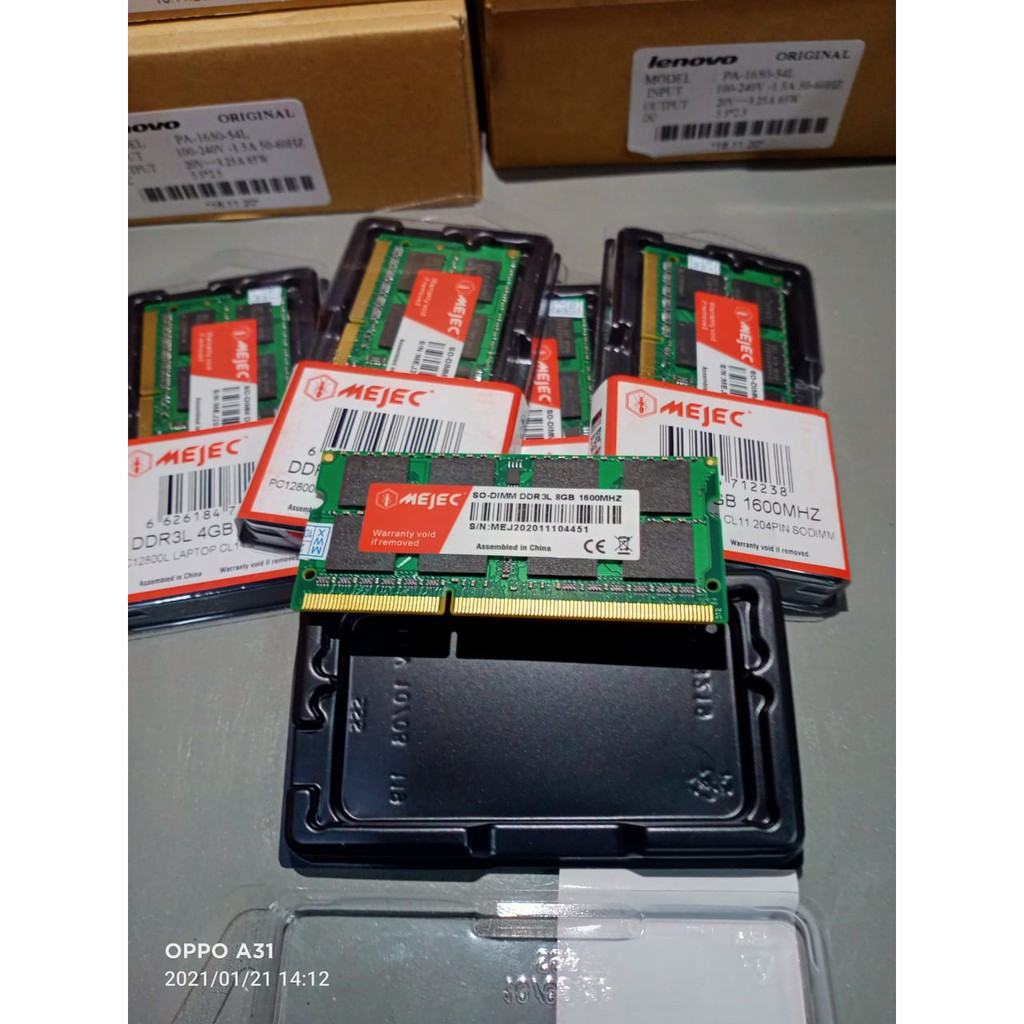 RAM DDR3 SODimm V-GeN RESCUE 8GB PC12800/1600Mhz (Memory Laptop VGEN) ORIGINL Garansi RESMI