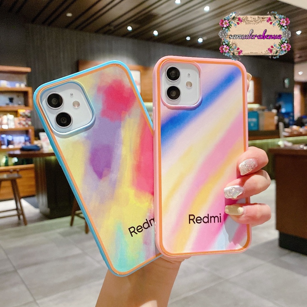 SS044 SOFTCASE RAINBOW XIAOMI REDMI 4A 5A 6A 8 9 POCO M2 9A 9C NOTE 4 5 7 8 9 10 PRO 9T POCO M3 SB2797