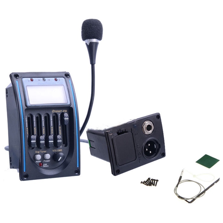 Preamp Amplifier Gitar EQ Tuner dengan Microphone - LC-5