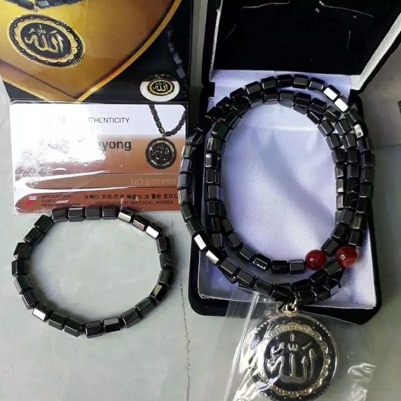 kalung kesehatan gannamyong tasbih