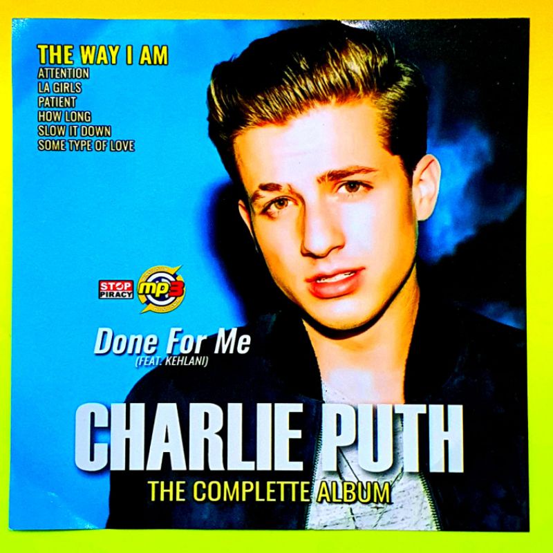 PRODUK TERLARIS KASET AUDIO MP3 LAGU POP BARAT CHARLIE PUTH ALBUM TERBAIK BONUS FULL ALBUM BRUNO MAR