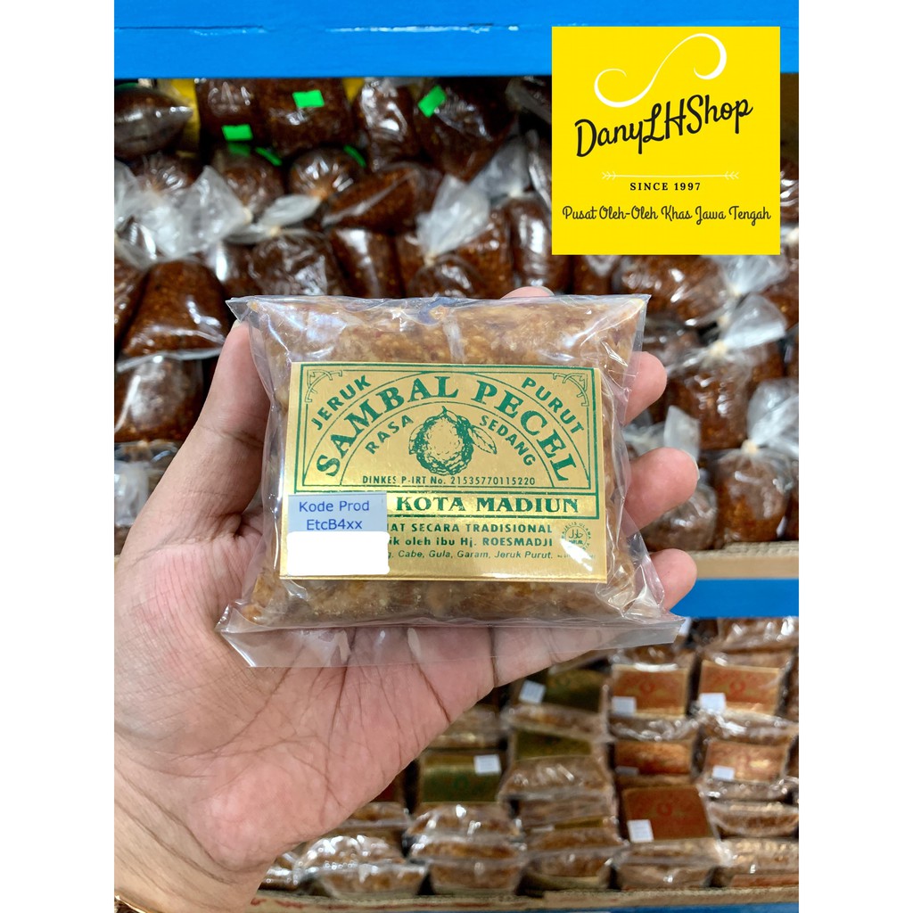 

Sambal Pecel Madiun Jeruk Purut 250 gram - Sambel Pecel Madiun
