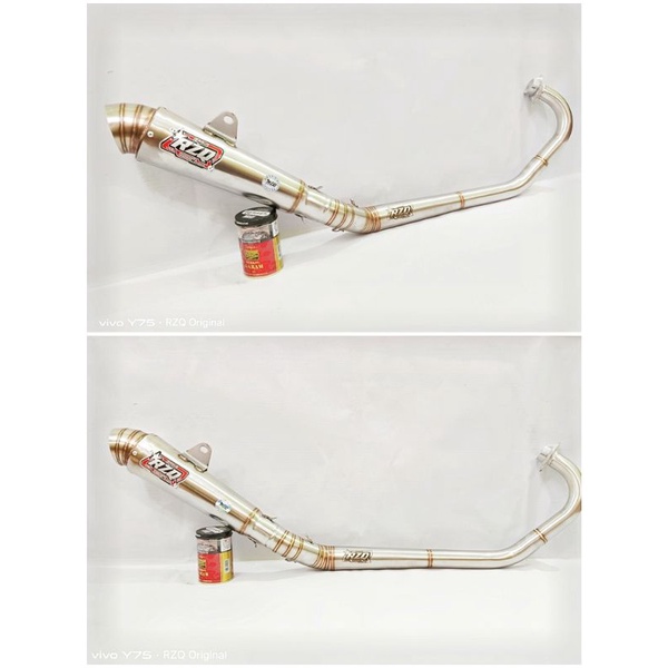 Knalpot RZQ Original Jiksaw titan JUMBO PNP Satria FU,Sonic CC_155-200